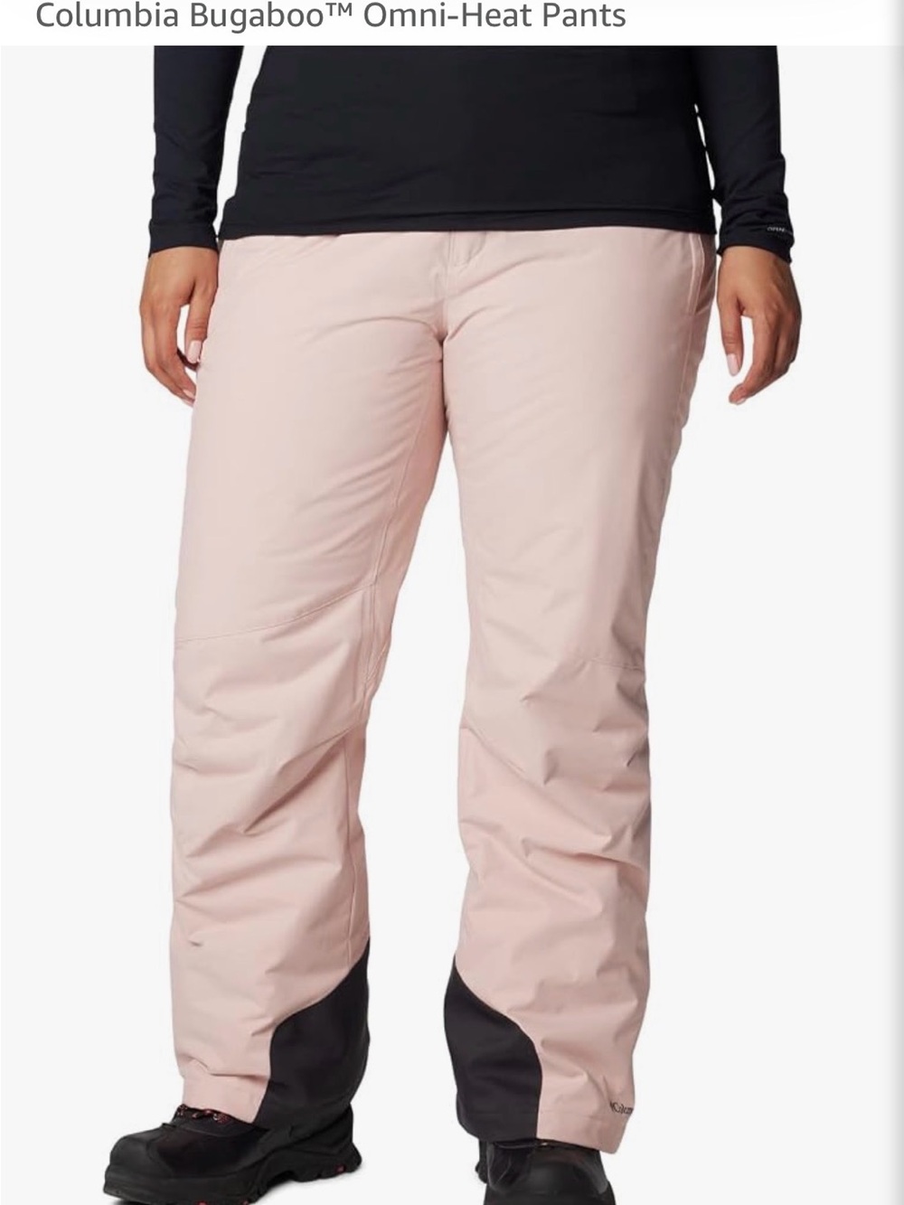 Columbia Bugaboo Omni-Heat Women's Pink Snow Pants - 3x